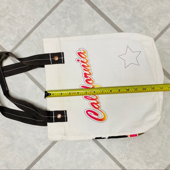 Tilt California palm tree tote shoulder handbag - Picture 3 of 8